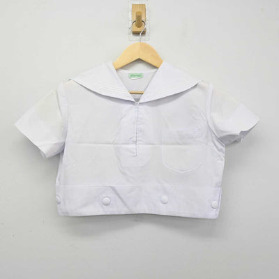 【中古】大阪府 樟蔭中学校 女子制服 3点 (セーラー服・スカート) sf051852