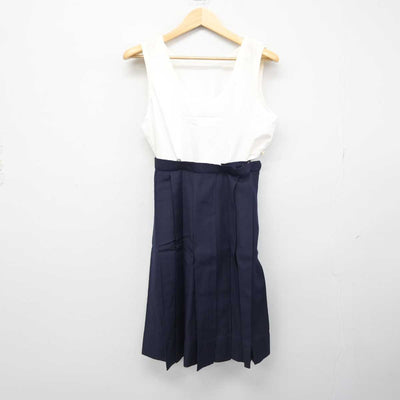 【中古】大阪府 樟蔭中学校 女子制服 3点 (セーラー服・スカート) sf051852