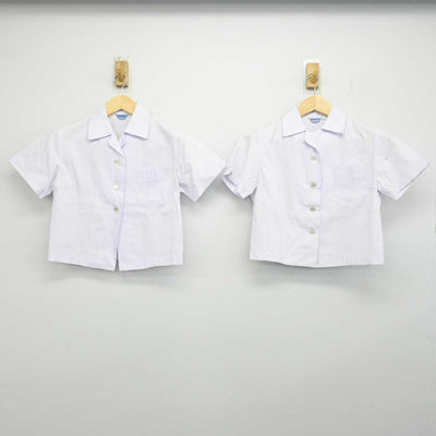 【中古】大阪府 八尾高等学校 女子制服 2点 (シャツ) sf051855