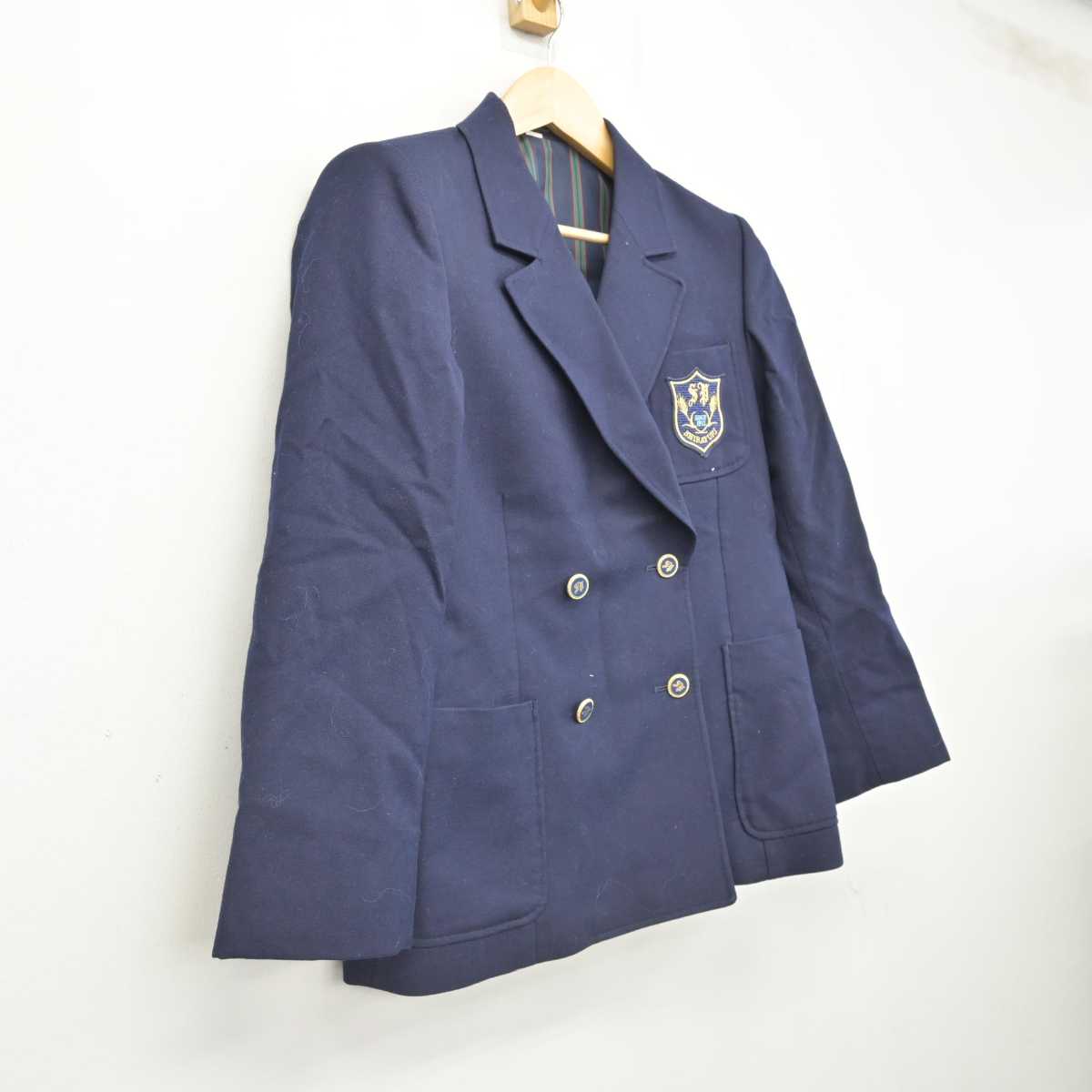 【中古】岩手県 盛岡白百合学園高等学校 女子制服 1点 (コート) sf051865