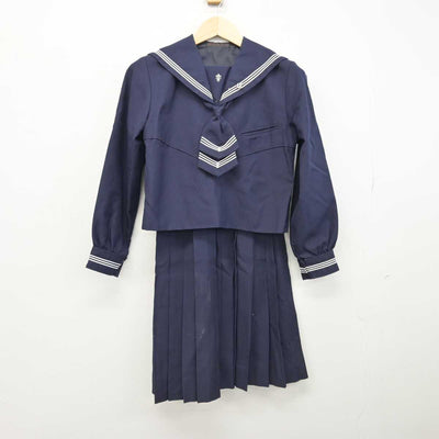 【中古】岩手県 盛岡白百合学園高等学校 女子制服 4点 (セーラー服・スカート) sf051866