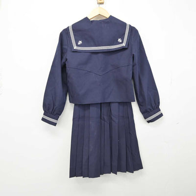 【中古】岩手県 盛岡白百合学園高等学校 女子制服 4点 (セーラー服・スカート) sf051866