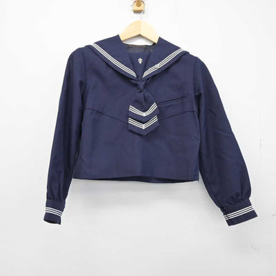 【中古】岩手県 盛岡白百合学園高等学校 女子制服 4点 (セーラー服・スカート) sf051866