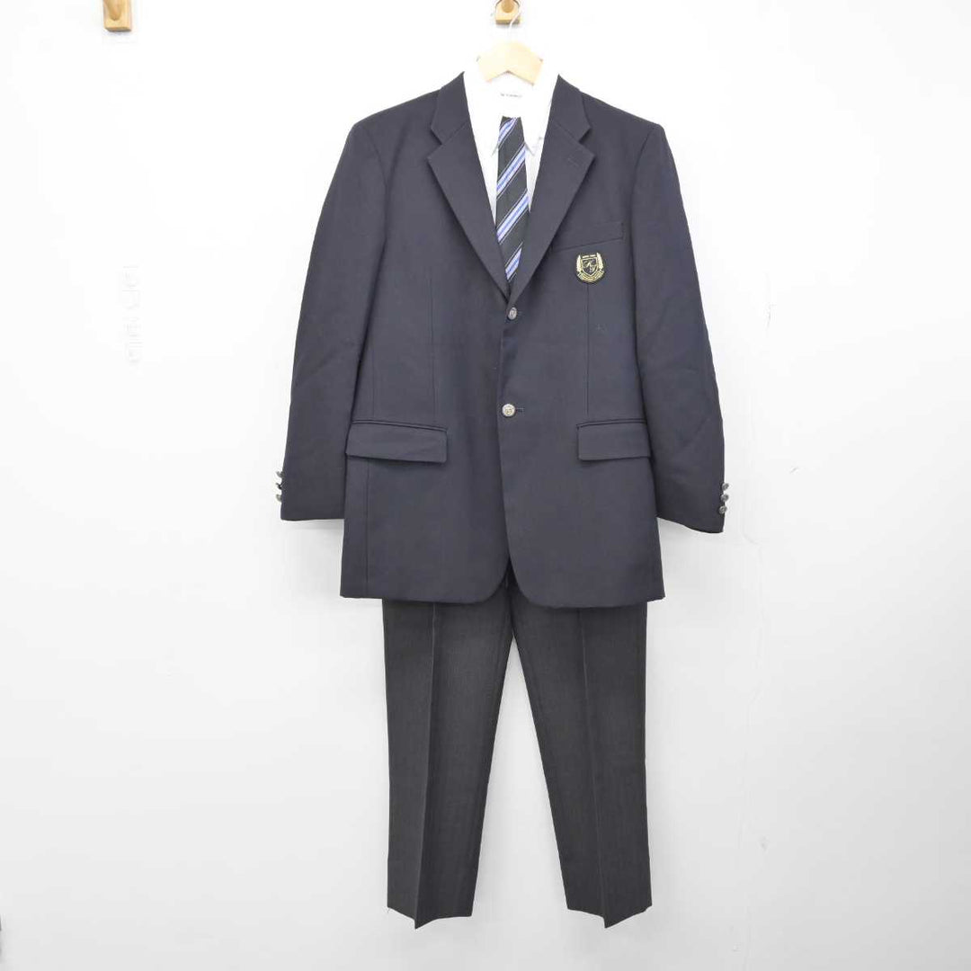 【中古】栃木県 國學院大學栃木高等学校 男子制服 5点 (ブレザー・ニット・シャツ・ズボン) sf051875 | 中古制服通販パレイド