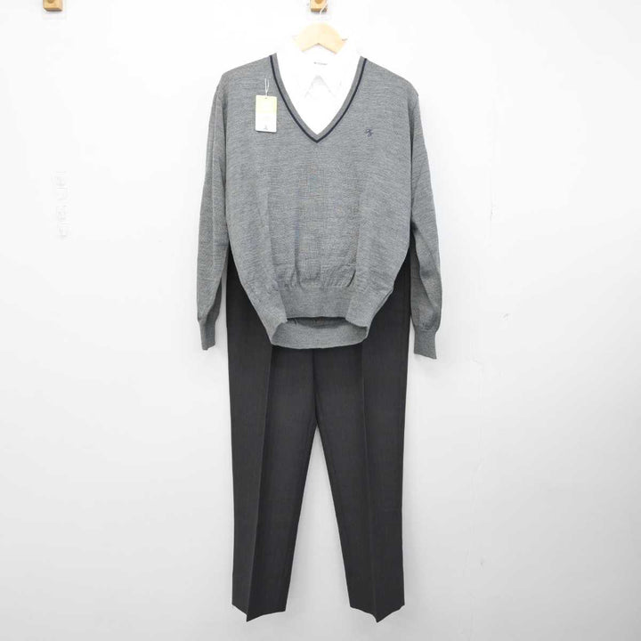 【中古】栃木県 國學院大學栃木高等学校 男子制服 5点 (ブレザー・ニット・シャツ・ズボン) sf051875 | 中古制服通販パレイド