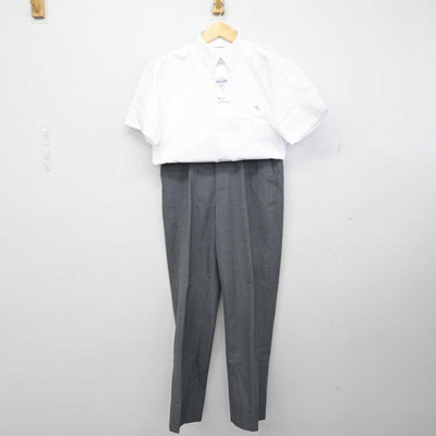 【中古】栃木県 國學院大學栃木高等学校 男子制服 3点 (シャツ・ズボン) sf051876