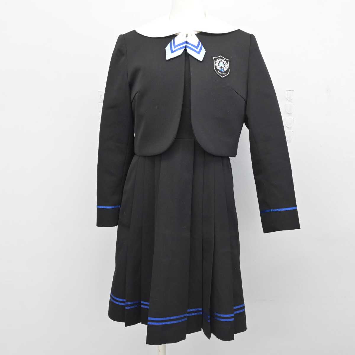 【中古】東京都 瀧野川女子学園中学高等学校 女子制服 4点 (ブレザー・シャツ・ジャンパースカート) sf051912