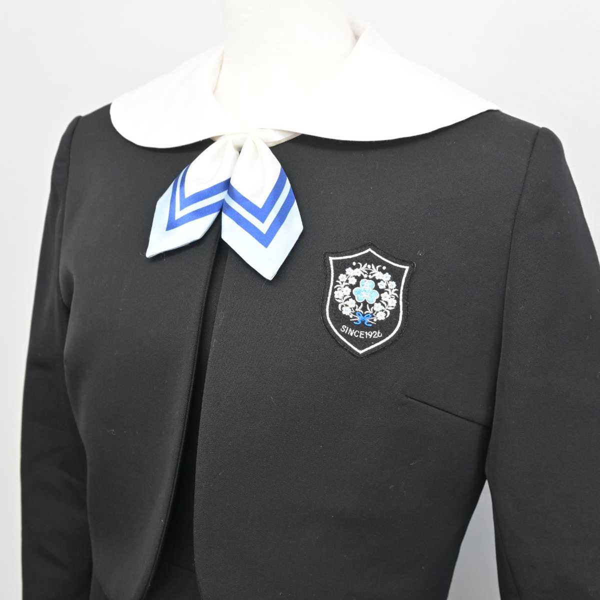 【中古】東京都 瀧野川女子学園中学高等学校 女子制服 4点 (ブレザー・シャツ・ジャンパースカート) sf051912