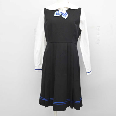 【中古】東京都 瀧野川女子学園中学高等学校 女子制服 4点 (ブレザー・シャツ・ジャンパースカート) sf051912