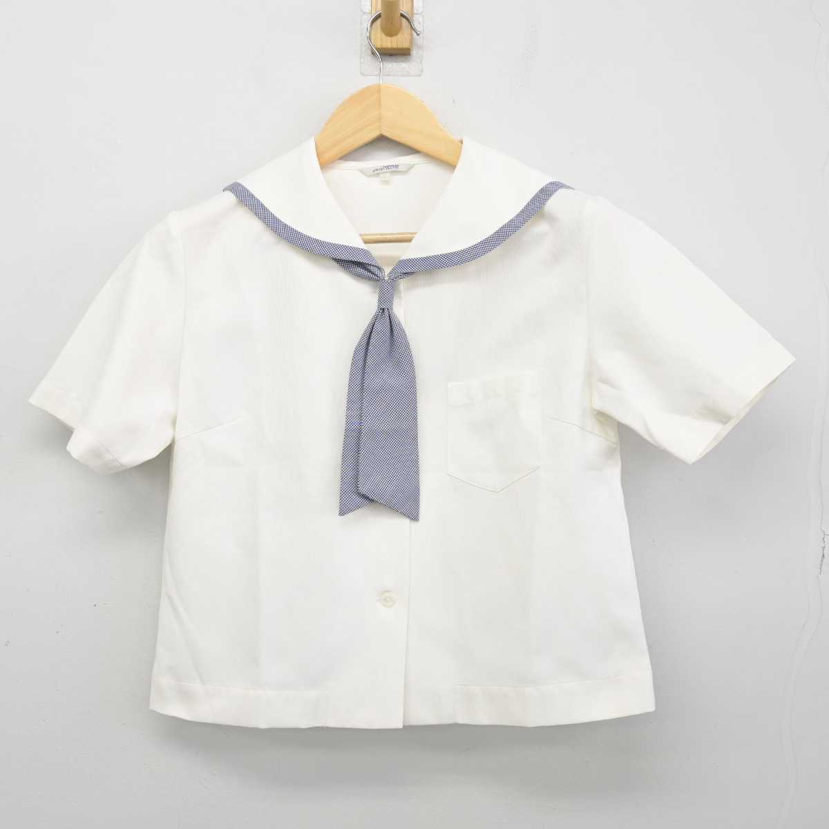 【中古】青森県 新城中学校 女子制服 4点 (セーラー服) sf051916