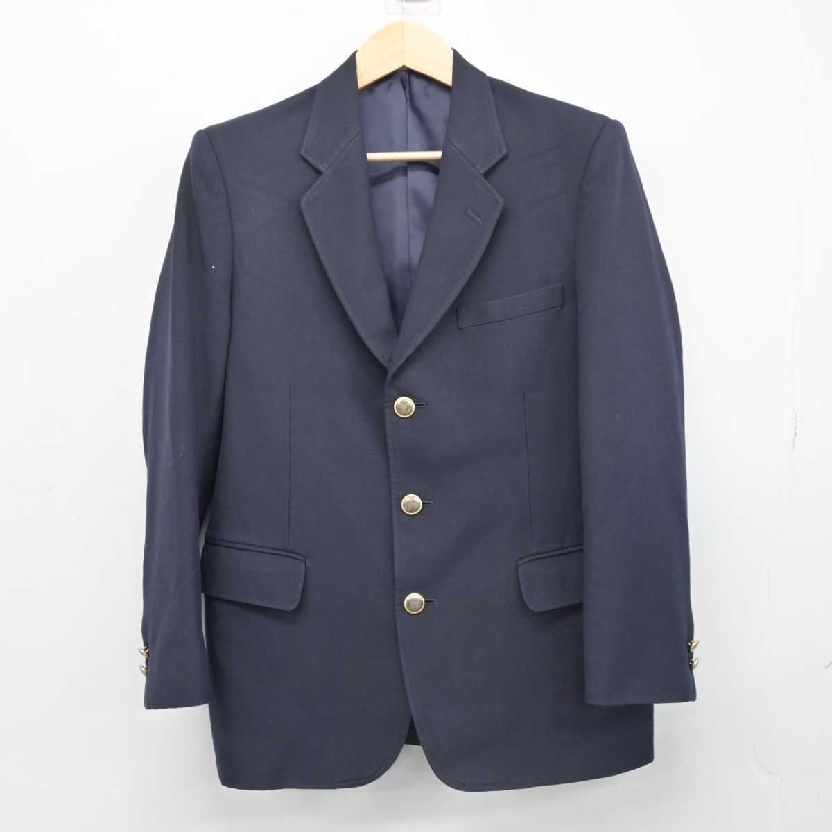 【中古】青森県 青森西高等学校 男子制服 2点 (ブレザー・ズボン) sf051918