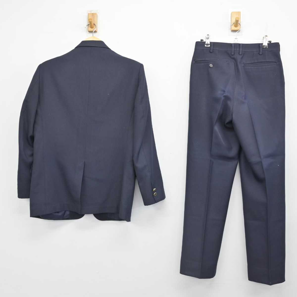 【中古】青森県 青森西高等学校 男子制服 2点 (ブレザー・ズボン) sf051918