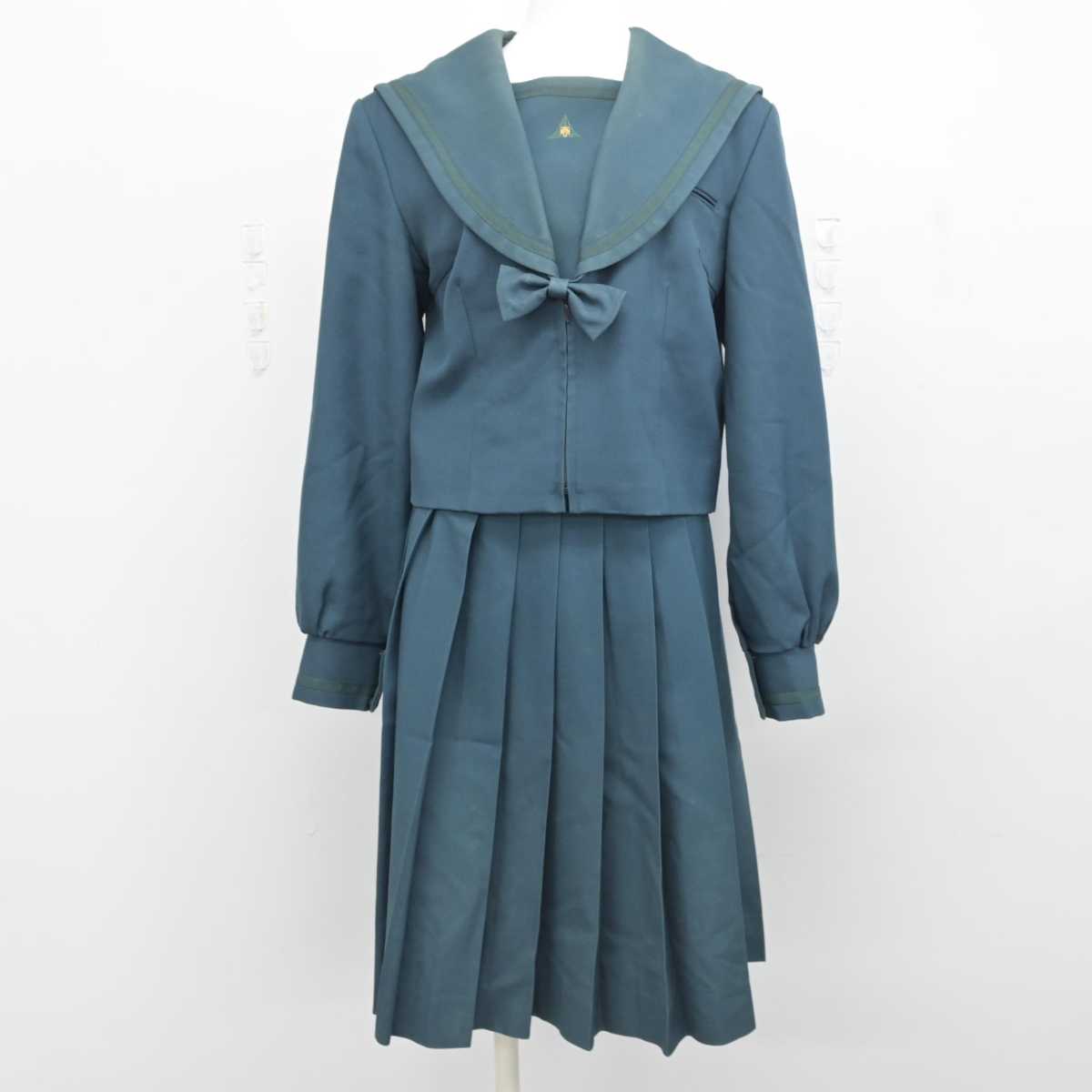 【中古】千葉県 成田国際高等学校 女子制服 3点 (セーラー服・スカート) sf051924