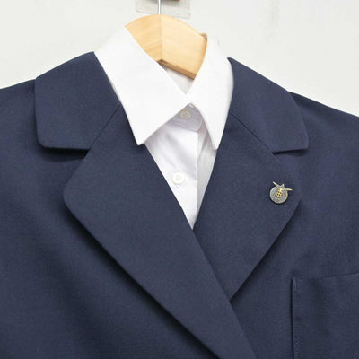 【中古】栃木県 北高根沢中学校 女子制服 3点 (ブレザー・シャツ・スカート) sf051930