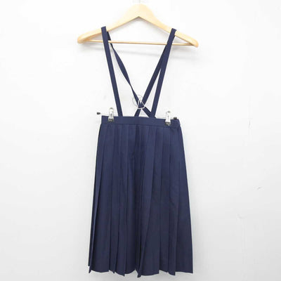 【中古】栃木県 北高根沢中学校 女子制服 2点 (シャツ・スカート) sf051931