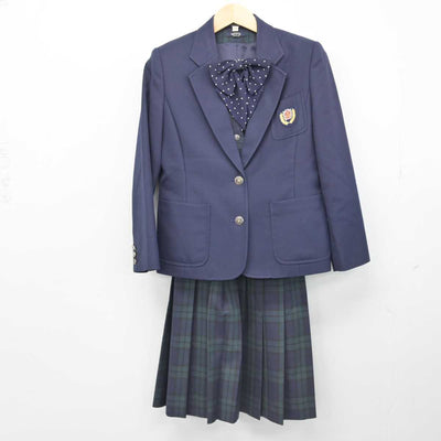 【中古】宮崎県 鵬翔中学校・高等学校 女子制服 4点 (ブレザー・ベスト・スカート) sf051947