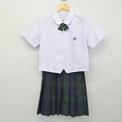 【中古】宮崎県 鵬翔中学校・高等学校 女子制服 4点 (シャツ・スカート) sf051949