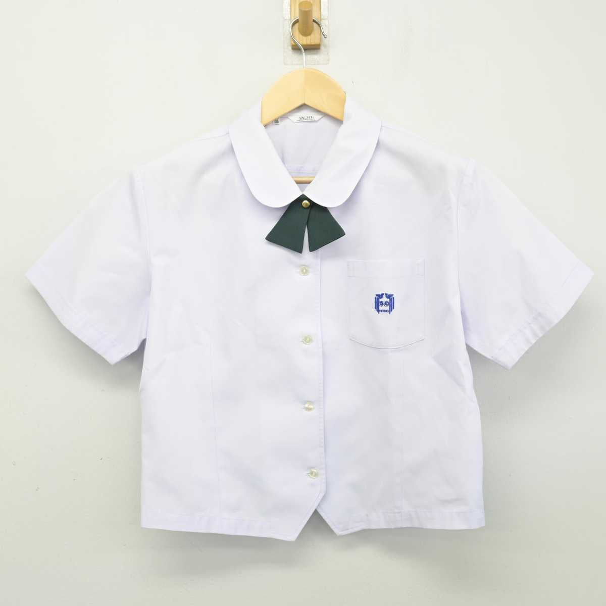 【中古】宮崎県 鵬翔中学校・高等学校 女子制服 4点 (シャツ・スカート) sf051949