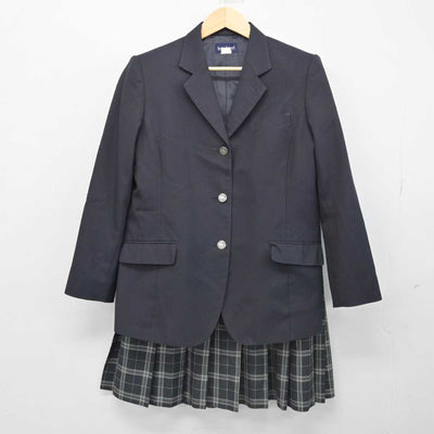 【中古】東京都 世田谷総合高等学校 女子制服 3点 (ブレザー・ニット・スカート) sf051953