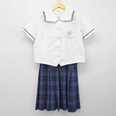 【中古】埼玉県 栄東中学・高等学校 女子制服 3点 (シャツ・スカート) sf051958