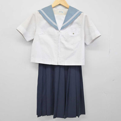 【中古】大阪府 堀江中学校 女子制服 2点 (セーラー服・スカート) sf051960