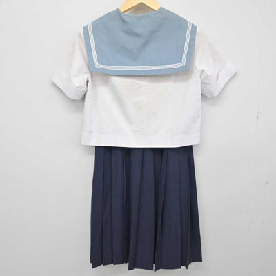 【中古】大阪府 堀江中学校 女子制服 2点 (セーラー服・スカート) sf051960