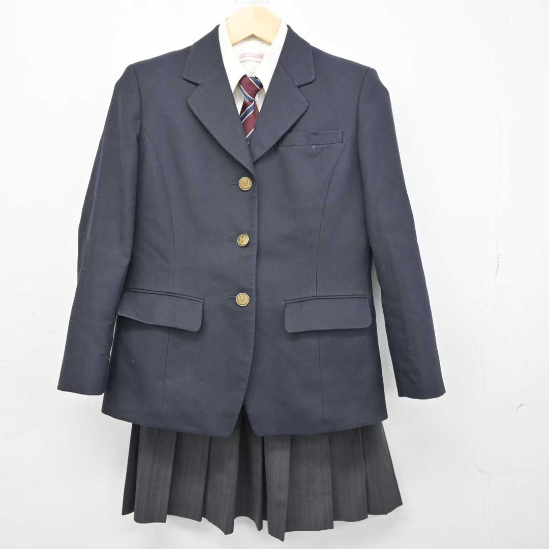 【中古】香川県 丸亀藤井高等学校 女子制服 4点 (ブレザー・シャツ・スカート) sf051967 | 中古制服通販パレイド