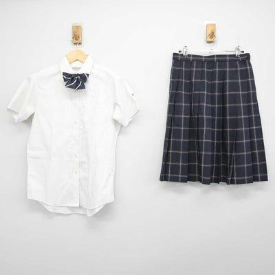 【中古】埼玉県 栄東高等学校 女子制服 3点 (シャツ・スカート) sf051971