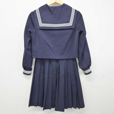 【中古】香川県 桜町中学校 女子制服 2点 (セーラー服・スカート) sf051976