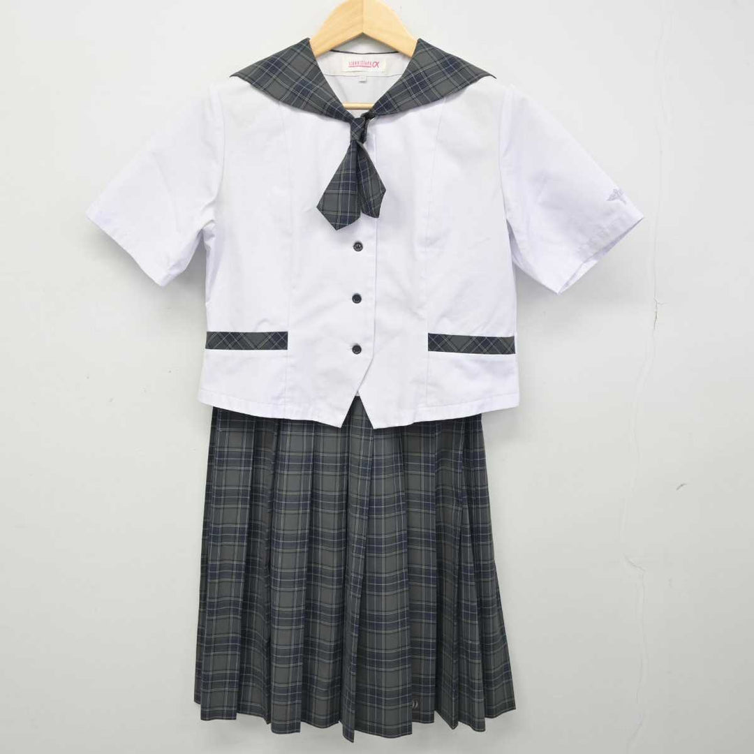 中古】大阪府 扇町総合高等学校 女子制服 3点 (セーラー服・スカート) sf051985 | 中古制服通販パレイド