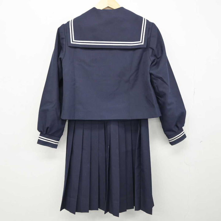 U36/S913(中古)福島県 坂下中学校 女子制服3点 /S/M/W72