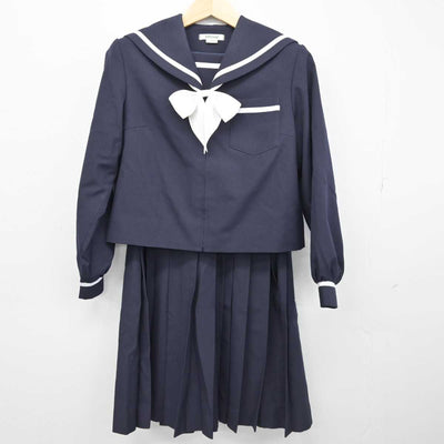 【中古】静岡県 浜松市立八幡中学校 女子制服 3点 (セーラー服・スカート) sf051996