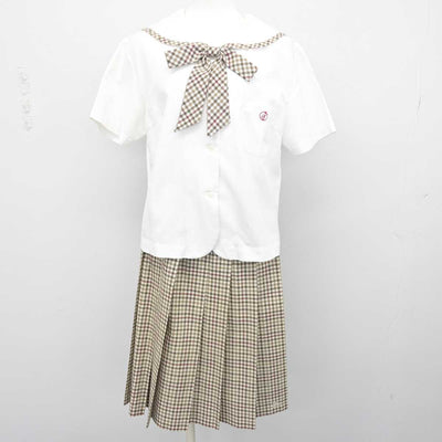 【中古】佐賀県 佐賀龍谷学園龍谷高等学校 女子制服 5点 (シャツ・スカート) sf051999