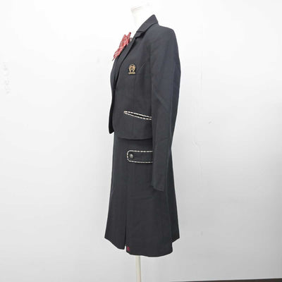 【中古】佐賀県 学校法人佐賀龍谷学園 龍谷高等学校 女子制服 4点 (ブレザー・シャツ・ジャンパースカート) sf052013