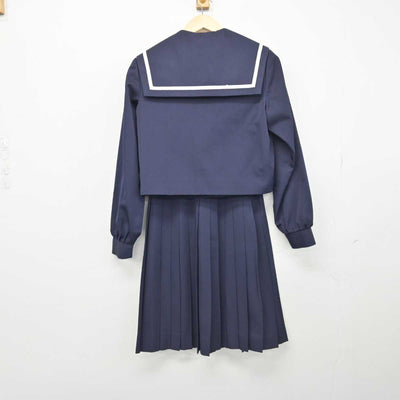 【中古】愛知県 安城高等学校 女子制服 3点 (セーラー服・スカート) sf052016