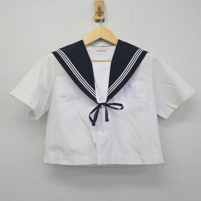 【中古】愛知県 形原中学校 女子制服 3点 (セーラー服・スカート) sf052019