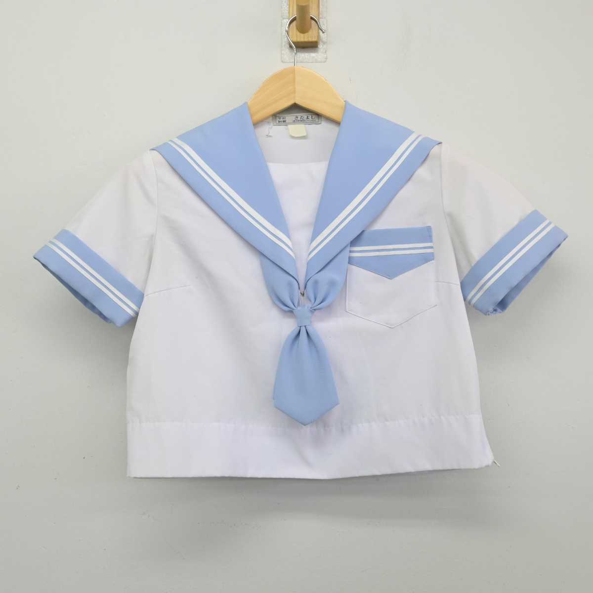 【中古】大阪府 上野芝中学校 女子制服 2点 (セーラー服) sf052026