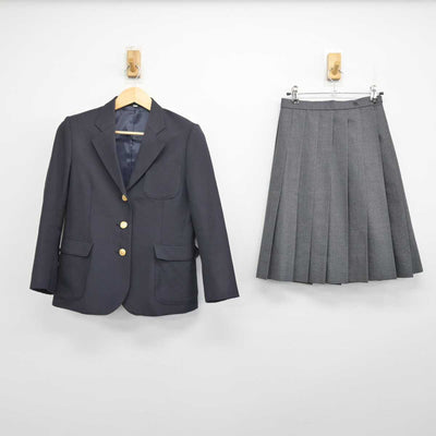 【中古】大阪府 金岡高等学校 女子制服 2点 (ブレザー・スカート) sf052027