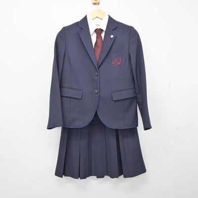 【中古】山梨県 甲府西高等学校 女子制服 5点 (ブレザー・シャツ・スカート) sf052043