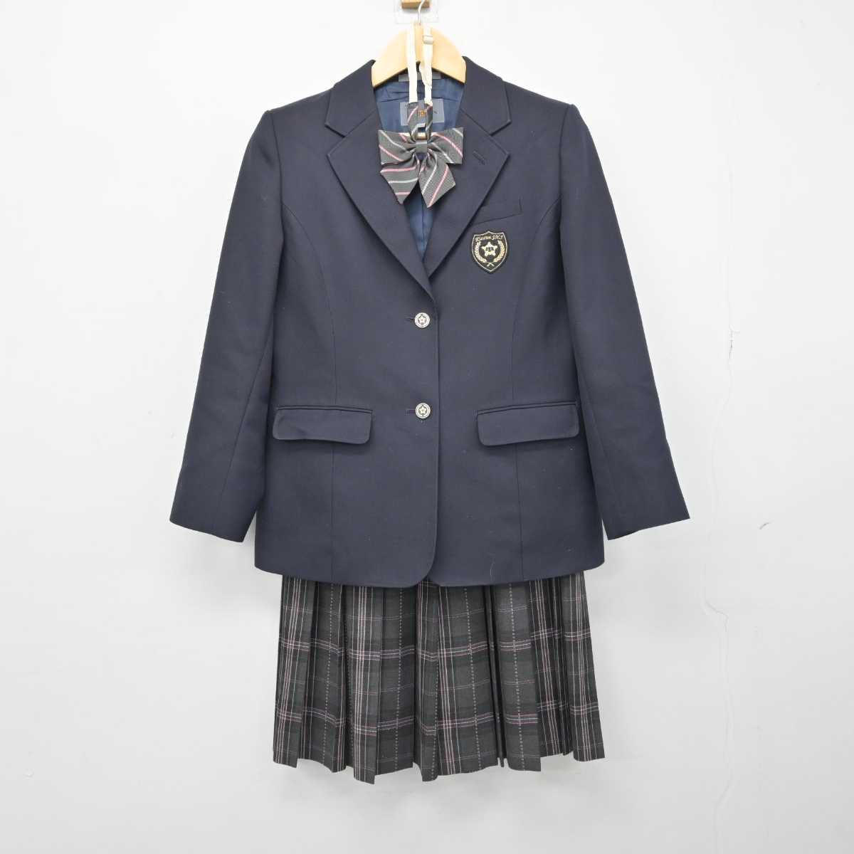 【中古】埼玉県 喜沢中学校 女子制服 3点 (ブレザー・スカート) sf052046