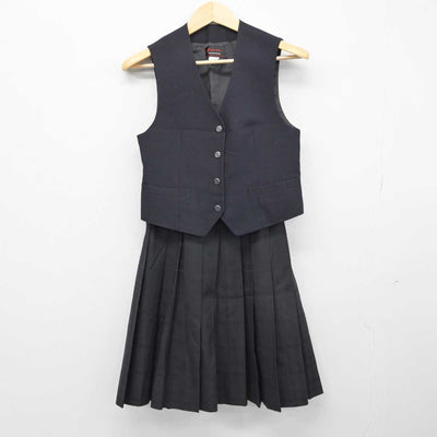 【中古】東京都 東京都市大学等々力中学校・高等学校 女子制服 4点 (ブレザー・ベスト・スカート) sf052049