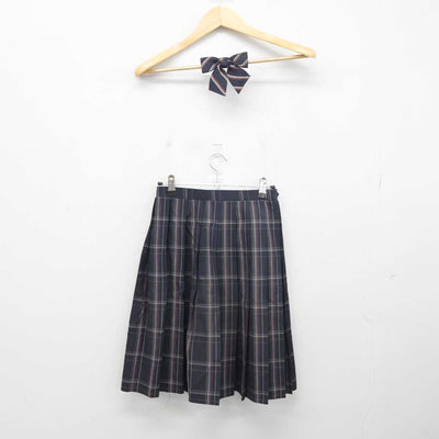 【中古】東京都 東京都市大学等々力中学校・高等学校 女子制服 2点 (スカート) sf052050