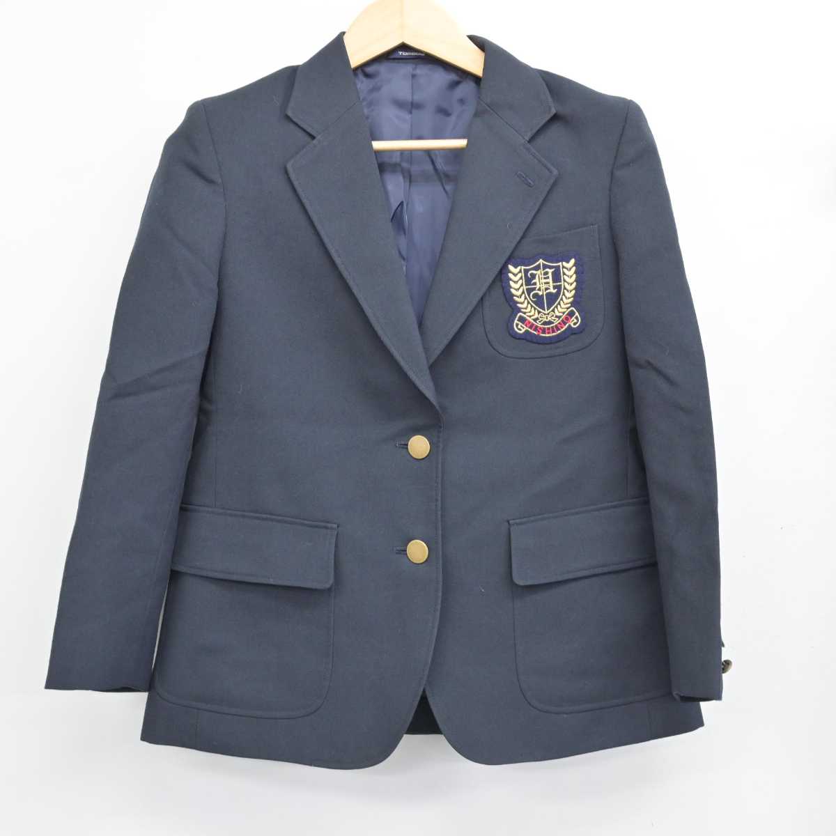 【中古】北海道 八条中学校 女子制服 2点 (ブレザー・ジャンパースカート) sf052057