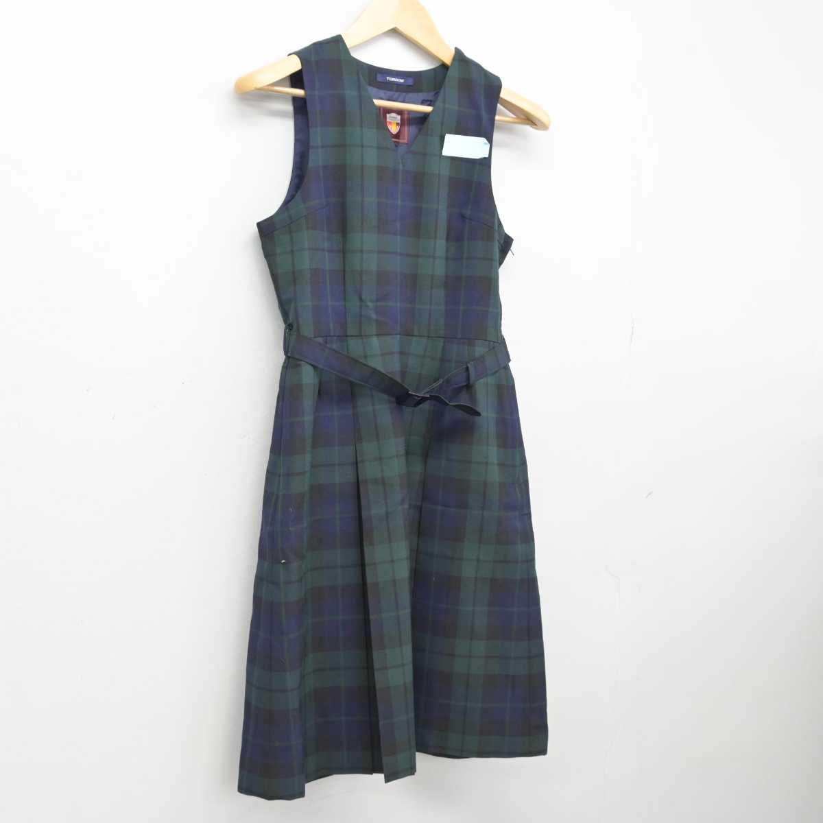 【中古】北海道 八条中学校 女子制服 1点 (ジャンパースカート) sf052058