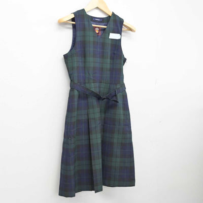 【中古】北海道 八条中学校 女子制服 1点 (ジャンパースカート) sf052058