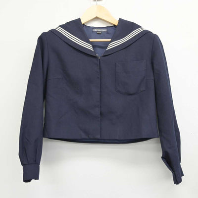 【中古】和歌山県 河西中学校 女子制服 2点 (セーラー服・スカート) sf052059