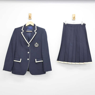 【中古】岡山県 創志学園高等学校 女子制服 2点 (ブレザー・スカート) sf052067