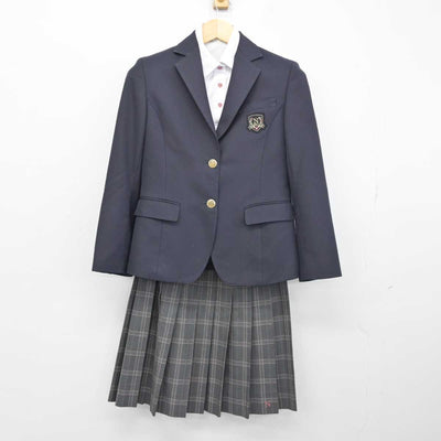 【中古】大阪府 縄手中学校 女子制服 3点 (ブレザー・シャツ・スカート) sf052074