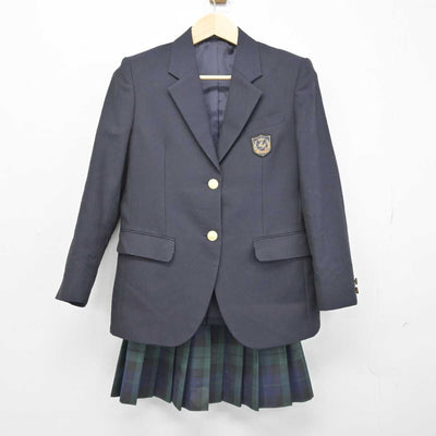 【中古】愛知県 愛知みずほ大学瑞穂高等学校 女子制服 2点 (ブレザー・スカート) sf052081