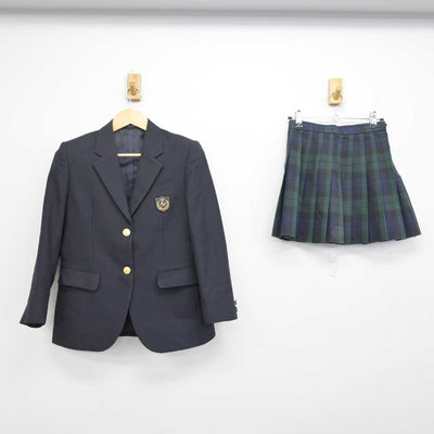 【中古】愛知県 愛知みずほ大学瑞穂高等学校 女子制服 2点 (ブレザー・スカート) sf052081